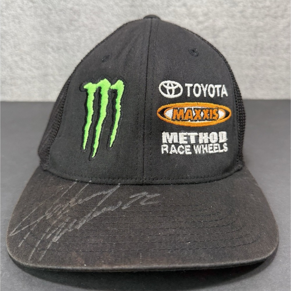 Monster Energy Johnny Greaves Racing Motorsports Yupoong FlexFit Hat‎